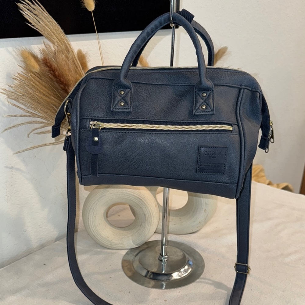Authentic anello Blue Crossbody/ Satchel Bag